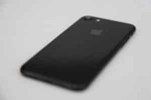 Coque arriere Noire mat pour iPhone 7 1 1