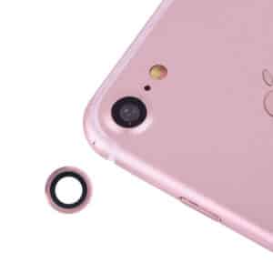 Lentille de protection camera or rose pour iPhone 6S 1 1