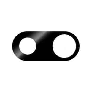 Lentille double camera arriere or pour iPhone 7 1 1