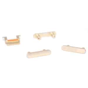 Lot de 4 boutons or pour iPhone 7 1