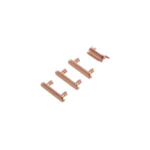 Lot de 4 boutons or pour iPhone 8