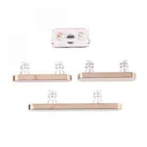 Lot de boutons Or Volume Power Mute pour iPhone 12 Pro Max 1