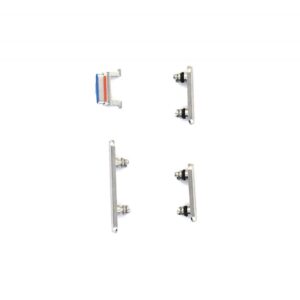 Lot de boutons argent pour iPhone Xs 1 1