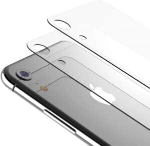 Protecteur ecran en verre trempe arriere pour iPhone Xr 1 1