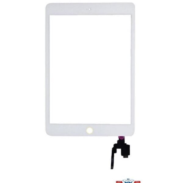 Vitre tactile avec boutton home blanche pour iPad Mini 3 1 3 1