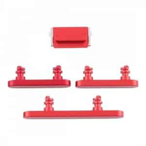 boutons on off et volume pour iphone 12 rouge