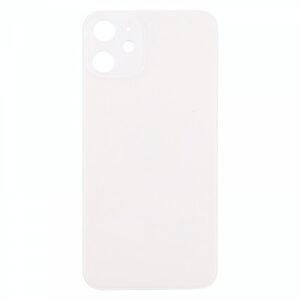 cache arriere pour iphone 12 blancavec logo 1