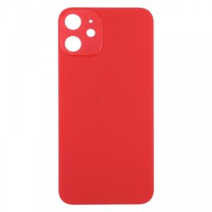 cache arriere pour iphone 12 rougeavec logo 1