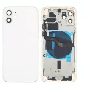 chassis complet pour iphone 12 blancavec logo